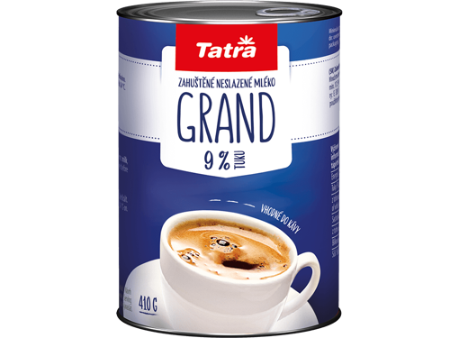 Evaporated full-fat milk Grand 9%