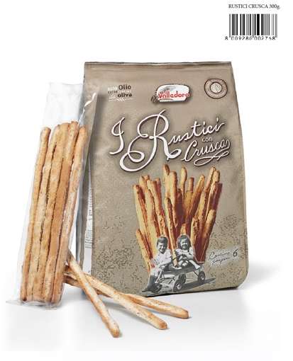 Rustici Breadsticks Bran 300gr